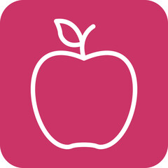 Fototapeta premium Vector Design Apple Icon Style