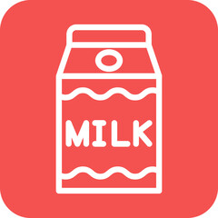 Vector Design Milk Carton Icon Style