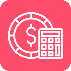 Vector Design Budget Icon Style