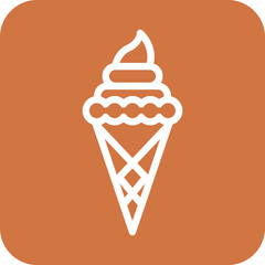 Vector Design Ice Cream Icon Style