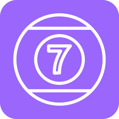 Vector Design Pool Ball Icon Style