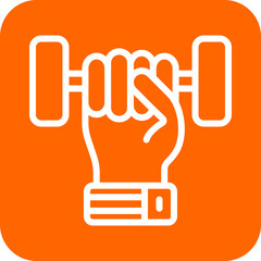 Vector Design Weight Lifting Icon Style