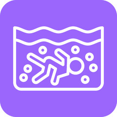 Vector Design Scuba Diving Icon Style