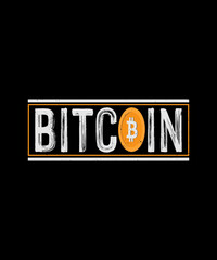 Crypto Bitcoin T-shirt Design