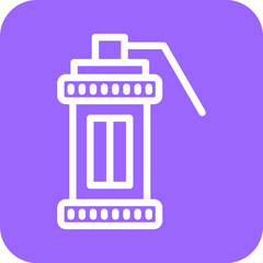 Vector Design Smoke Grenade Icon Style