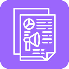 Fototapeta premium Vector Design Marketing Report Icon Style