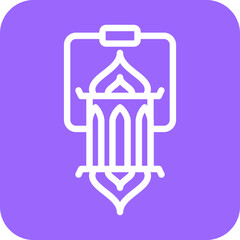 Vector Design Lantern Icon Style