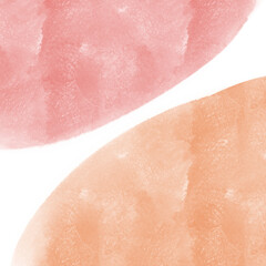 Fototapeta premium Orange Dual Tone Abstract Watercolor 