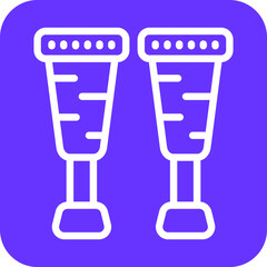 Vector Design Pegleg Icon Style