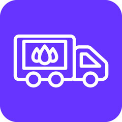 Vector Design Oil Tanker Icon Style