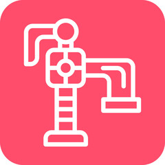 Vector Design Hand Pump Icon Style