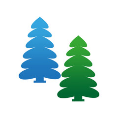 Abstract blue green doodle christmas for wallpaper design. Vector illustration.