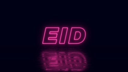 3d rendering, abstract background with neon colorful text effect. Text effect with neon. Neon text effect.