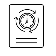 Schedule sheet Vector Icon

