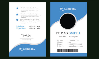 business card template