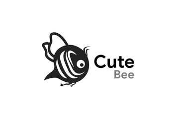Illustration Vector graphic of Cute Bee . fit for Cartoon Concept Logo Design etc.