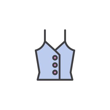 recommend clip art: er blouse filled outline icon