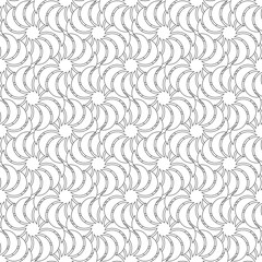 Flower petals line seamless pattern, Background repeating