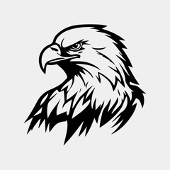 eagle head vector illustration, can be used for mascot, logo, apparel and more
