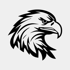 eagle head vector illustration, can be used for mascot, logo, apparel and more