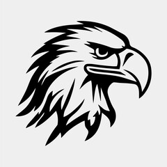 eagle head vector illustration, can be used for mascot, logo, apparel and more