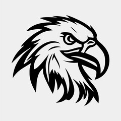 eagle head vector illustration, can be used for mascot, logo, apparel and more