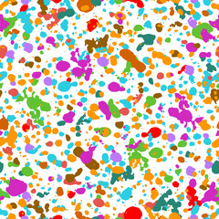 Abstract seamless background from dots. Vector illustration