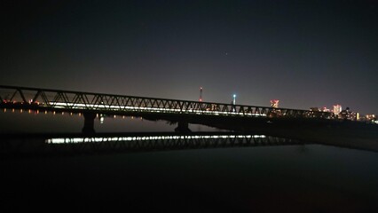 bridge at night