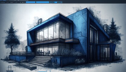 Blueprint house for the perfect plans