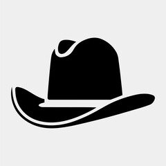 cowboy hat vector illustration isolated.