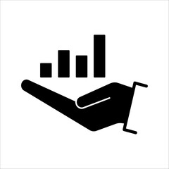 investment icon. Business and finance investment symbol template for graphic and web design collection vector illustration, on white background, eps 10.