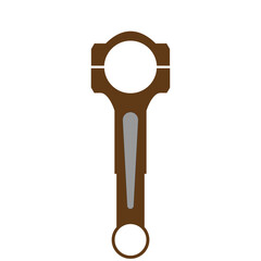  connecting rods icon design template vector
