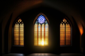Fototapeta premium stained glass window