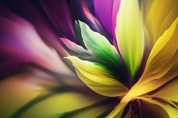 Flower abstract design vector background made by AI Artificial intelligence
