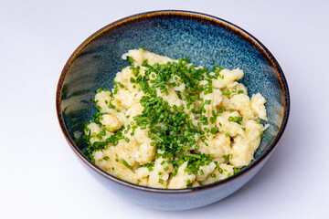 Hungarian cream gnocchi with chives