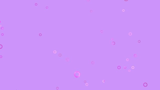 simple video animation colorful bubbles