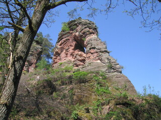 Schillerfelsen im Dahner Burgenland