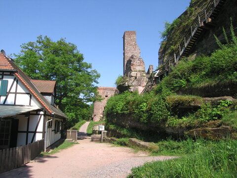 Felsenburg Dahner Burgengruppe in Dahn im Pf&auml;lzerwald