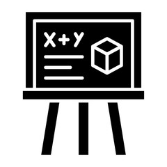 Blackboard Glyph Icon