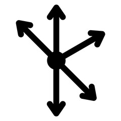 Axis Glyph Icon