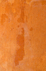 Detail of modern architecture corten building.
