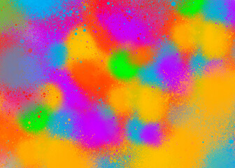 Colorful powder explosion background