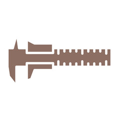 Vernier Caliper Multicolor Glyph Icon
