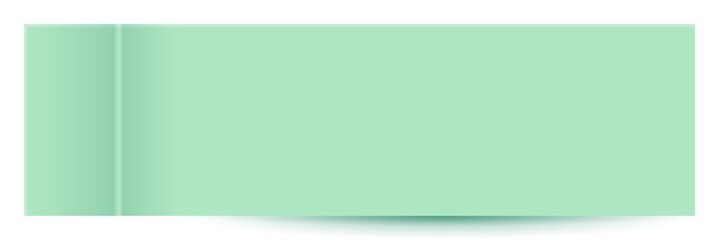 Fresh and Modern Green Sticky Note