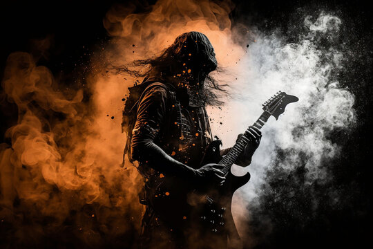 rock guitarist, generative ai