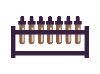 Tubes Flat Illustration