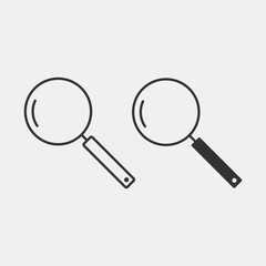  search grass vector icon illustration sign