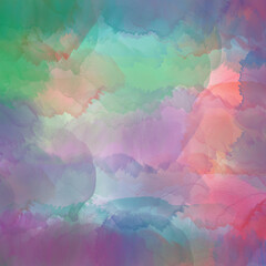 Abstract watercolor texture background. The color splashing on the paper.