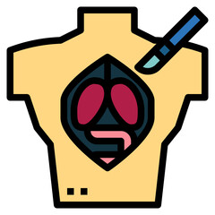 surgery filled outline icon style