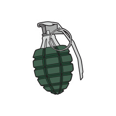 Grenade illustration vector